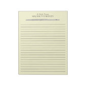 Flute Musician Music Teacher Band Notizblock (Rotiert)