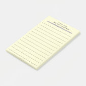 Flute Musician Music Teacher Band Post-it Klebezettel (angewinkelt)