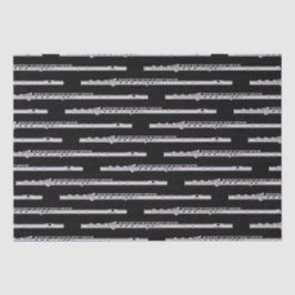 Flute Musician Music Teacher Band Seidenpapier