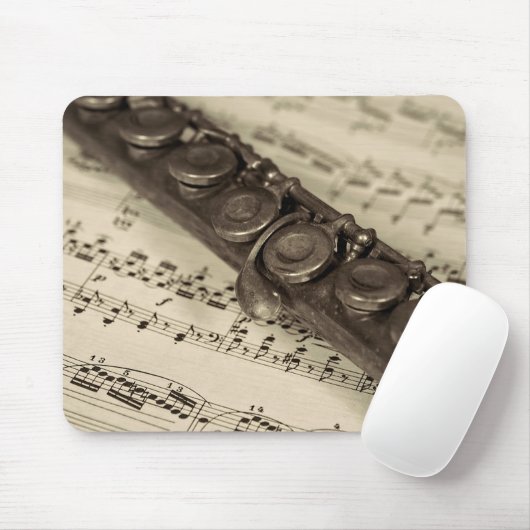 Flute Musik Mousepad (Mit Mouse)