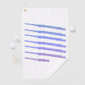Flute Musik Pink Lila Golfhandtuch (Insitu)