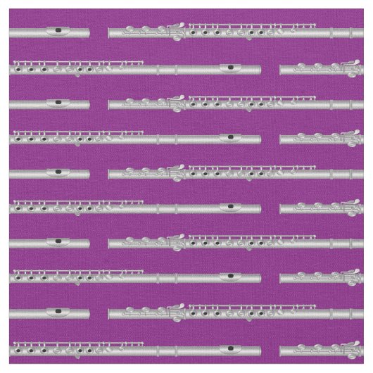 Flute Musiker Zimmerdekor Lila Stoff (Nahaufnahme)