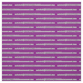 Flute Musiker Zimmerdekor Lila Stoff (Muster)