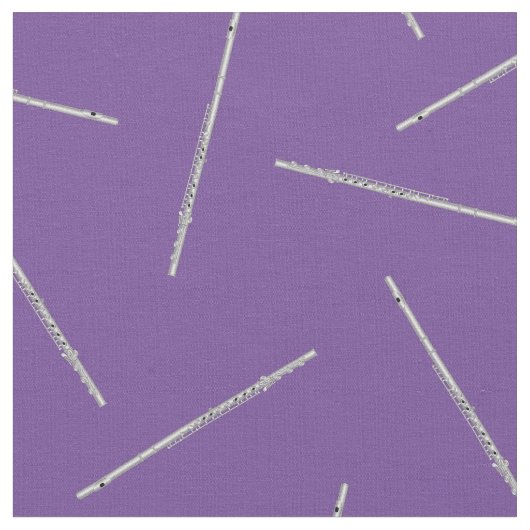 Flute Musiker Zimmerdekor Lila Stoff (Nahaufnahme)