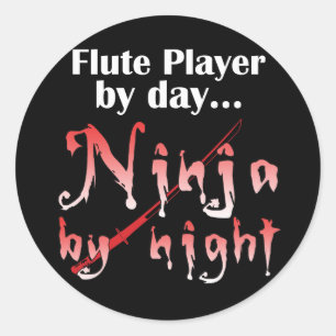Flute Ninja Stickers