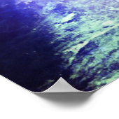 Flute oder Flutist-Musikerposter Poster (Ecke)