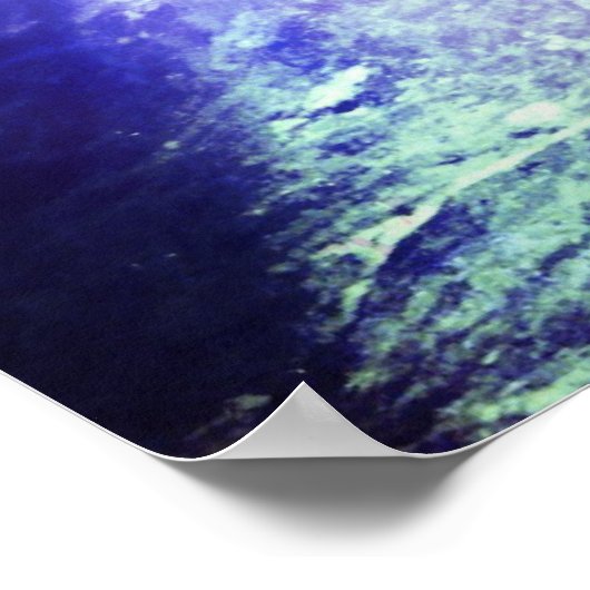 Flute oder Flutist-Musikerposter Poster (Ecke)