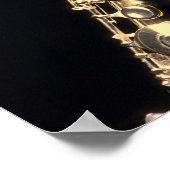 Flute oder Flutist-Poster Poster (Ecke)