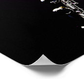 Flute oder Flutist-Poster Poster (Ecke)