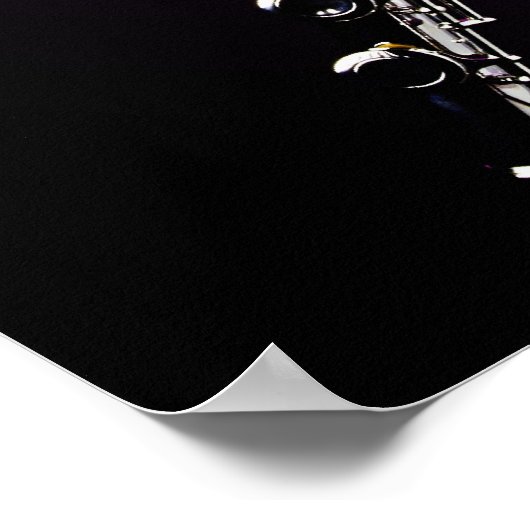 Flute oder Flutist-Poster Poster (Ecke)