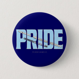 Flute - Piccolo Pride Button