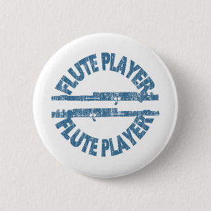 Flute Player Button