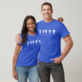 Flute Player & Caravan Petroglyph Panel T - Shirt (Unisex)