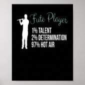 Flute-Player-Flute-Instrument Poster (Vorne)