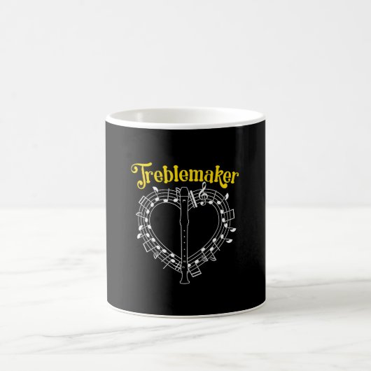 Flute Player Flutist Flutist Musiker Musical Kaffeetasse (Mittel)