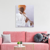 Flute Player Leinwanddruck (Insitu (Wohnzimmer))