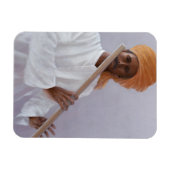 Flute Player Magnet (Horizontal)