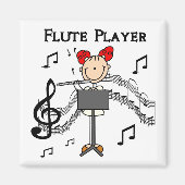 Flute Player Magnet (Vorne)