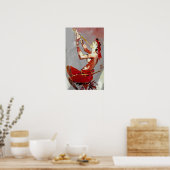 Flute Player / Musiker Poster (Küche)