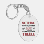 Flute Player Nichts außer zittern Schlüsselanhänger (Vorderseite links)