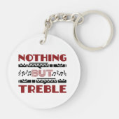 Flute Player Nichts außer zittern Schlüsselanhänger (Rückseite)