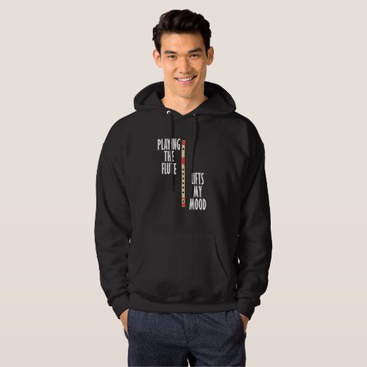 Flute Player Orchestra Musician Flutist Classical Hoodie (Vorne ganz)