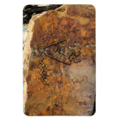 Flute Player Petroglyph Magnet (Vertikal)