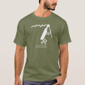 Flute Player Petroglyph T-Shirt (Vorderseite)