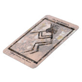 Flute Player Petroglyph Talking Canyons, New Mexic Magnet (Linke Seite)
