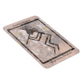 Flute Player Petroglyph Talking Canyons, New Mexic Magnet (Rechte Seite)