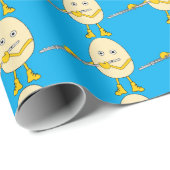 Flute Playing Egghead Geschenkpapier (Rolleneckpunkt)