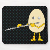 Flute Playing Egghead Mousepad (Vorne)