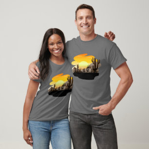 Flute Playing Wüste Kokopelli T-Shirt