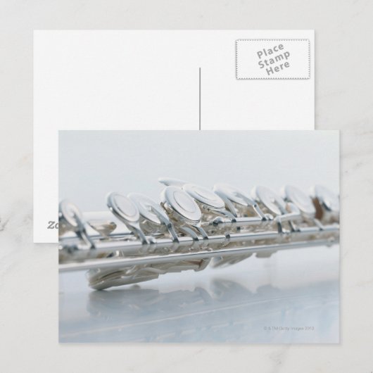 Flute Postkarte (Vorne/Hinten)