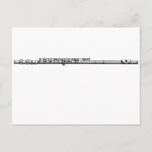Flute Postkarte (Vorderseite)