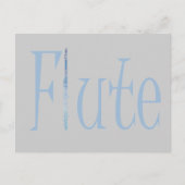Flute Postkarte (Vorderseite)