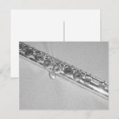 Flute Postkarte (Vorne/Hinten)