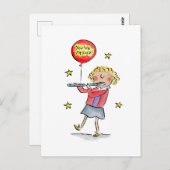 Flute Postkarte (Vorne/Hinten)