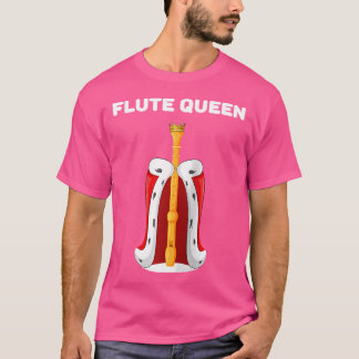 Flute Queen Girls Flute Tshirt Womens Flute Ba