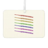 Flute Rainbow farbig Autolufterfrischer (Rückseite)