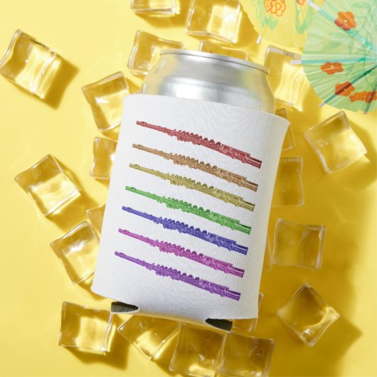 Flute Rainbow farbig Dosenkühler (In Situ Sommer)