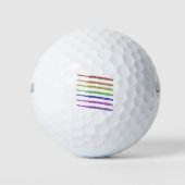 Flute Rainbow Golfball (Vorderseite)