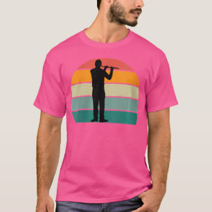 Flute Recorder Flutist Player Flutist Wind T-Shirt
