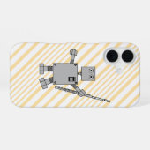Flute Robot iPhone 16 Hülle (Rückseite (Horizontal))