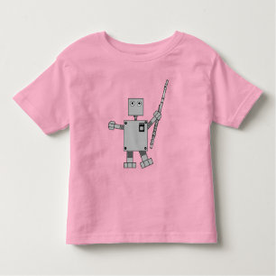 Flute Robot Kleinkind T-shirt