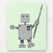 Flute Robot Mousepad (Vorne)
