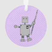 Flute Robot Ornament (Rückseite)