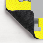 Flute Robot Text Mousepad (Ecke)