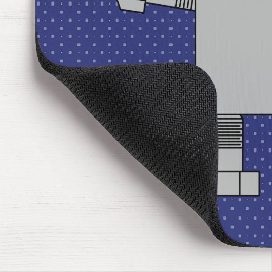 Flute Robot Text Mousepad (Ecke)