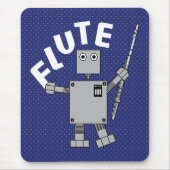 Flute Robot Text Mousepad (Vorne)